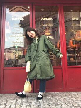 「カンフーシューズ」｜ゆみ  だつさん（レディース・157cm）の秋コーディネート