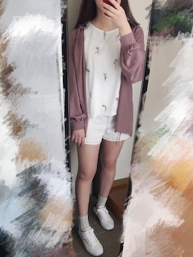 momoさん（レディース・158cm）の春コーディネート