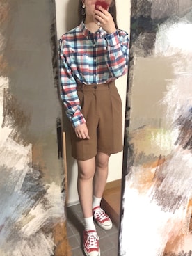 「CEDAR CREST（セダークレスト ）のアイテム」を使った、momoさん（レディース・158cm）の春コーディネート