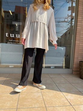 tuuliさん（レディース・158cm）の春コーディネート