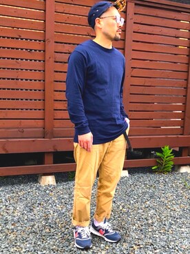 「BACK NUMBER（バックナンバー）のアイテム（キャップ）」を使った、TOKUさん（メンズ・167cm）の春コーディネート