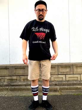 「INDEPENDENT（インディペンデント）のアイテム」を使った、TOKUさん（メンズ・167cm）の春コーディネート