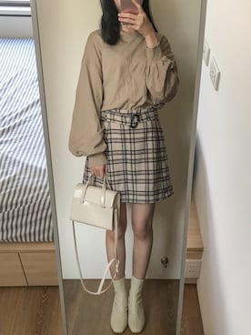 Suzuさん（レディース・160cm）の秋コーディネート