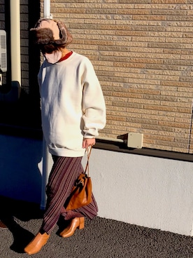 kumaさん（レディース・158cm）の冬コーディネート