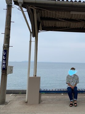 「URBAN RESEARCH（アーバンリサーチ）のアイテム（サンダル）」を使った、ryoさん（メンズ・173cm）の夏コーディネート