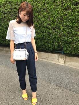 「Aesop」｜M.mさん（レディース・163cm）の夏コーディネート