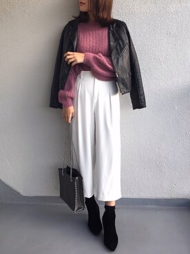 M.mさん（レディース・163cm）の冬コーディネート