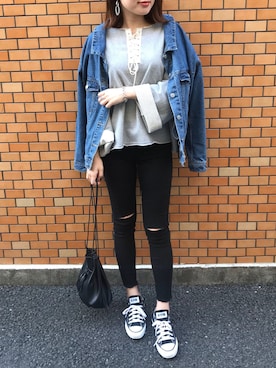 M.mさん(レディース・163cm)の春コーディネート