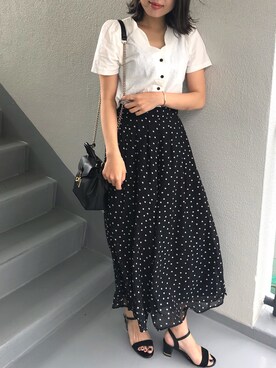 M.mさん（レディース・163cm）の春コーディネート