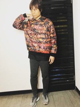 「Paul Smith（ポールスミス）のアイテム（ダウンジャケット/コート）」を使った、sermanさん（メンズ・176cm）の冬コーディネート