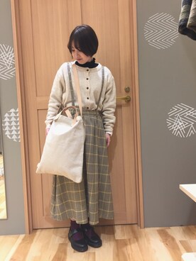 井ノ口さん（レディース・152cm）の冬コーディネート