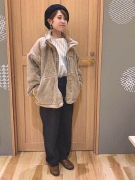 「GERRY（ジェリー）のアイテム（その他アウター）」を使った、井ノ口さん（レディース・152cm）の秋コーディネート