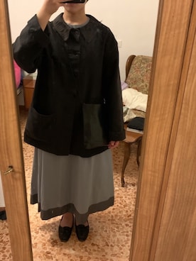 「アイテム（ワンピース/ドレス）」を使った、coさん（レディース・160cm・10代）の秋コーディネート