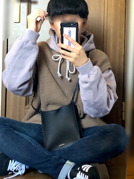 ふみのすけさん(メンズ・169cm)の春コーディネート