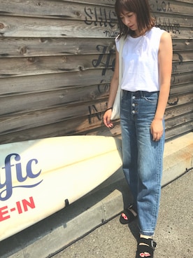 Harukaさん(レディース・161cm)の夏コーディネート