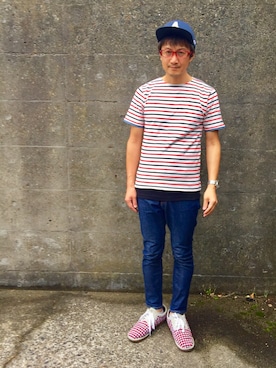 「アイテム（腕時計）」を使った、kimukenさん（メンズ・175cm）の夏コーディネート