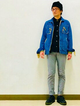 「アウターフェス2017」｜kimukenさん（メンズ・175cm）の冬コーディネート