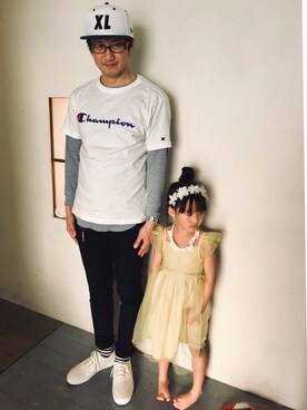 「SIMPLICITE　PLUS（シンプリシテプリュス）のアイテム」を使った、kimukenさん（メンズ・175cm）の春コーディネート