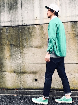 「SIMPLICITE　PLUS（シンプリシテプリュス）のアイテム」を使った、kimukenさん（メンズ・175cm）の春コーディネート