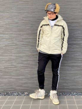 「NIKE（ナイキ）のアイテム（マウンテンパーカー）」を使った、kimukenさん（メンズ・175cm）の冬コーディネート