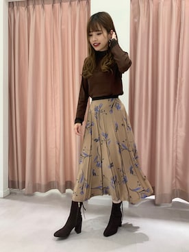 Honokaさん（レディース・156cm）の秋コーディネート