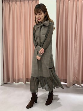 Honokaさん（レディース・156cm）の秋コーディネート