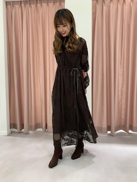 Honokaさん（レディース・156cm）の秋コーディネート