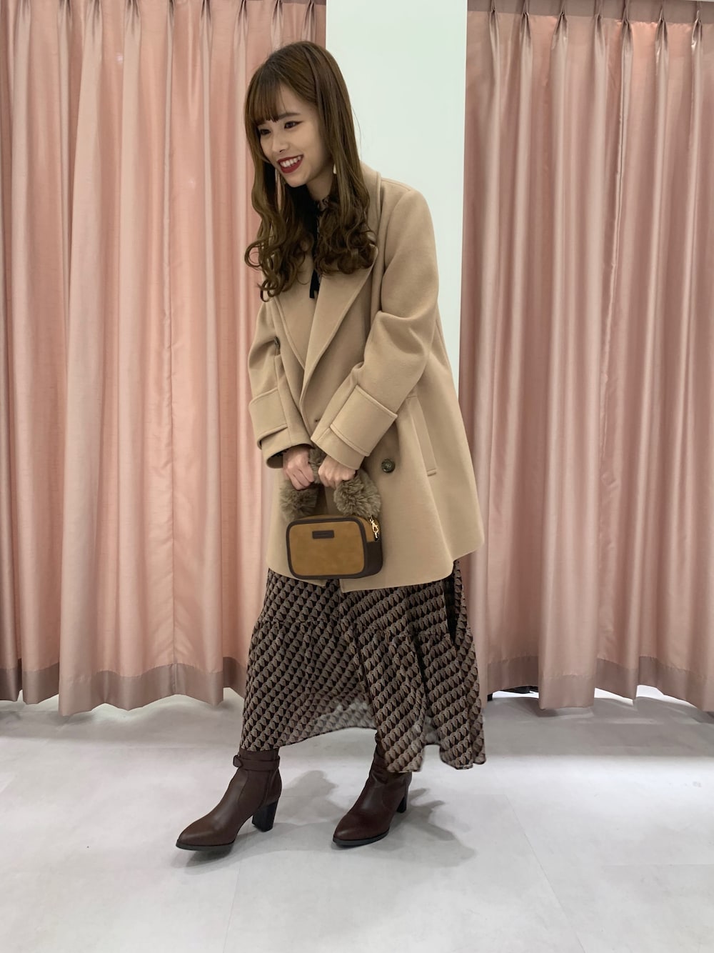 【『美人百花』掲載】カトリーナPコート 美人百花』掲載】カトリーナPコートを使った人気ファッション
