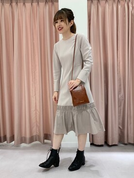 Honokaさん（レディース・156cm）の冬コーディネート