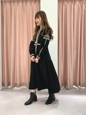 Honokaさん（レディース・156cm）の冬コーディネート