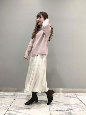 Honokaさん（レディース・156cm）の冬コーディネート