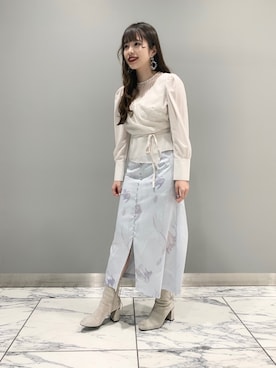 「JILL STUART（ジルスチュアート）のアイテム」を使った、Honokaさん（レディース・156cm）の春コーディネート
