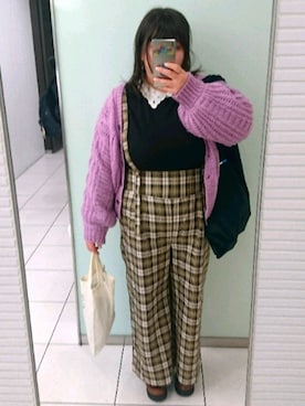 「デブでもオシャレしたい」｜「アイテム（ブーツ）」を使った、えなじーさん（レディース・156cm）の秋コーディネート