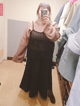 えなじーさん（レディース・156cm）の冬コーディネート