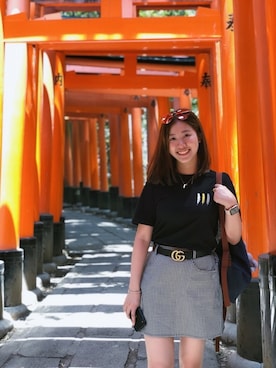 Anson Tsoiさん（レディース・160cm）の夏コーディネート