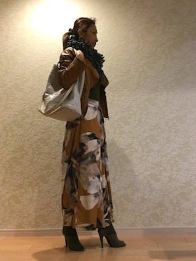 「CURATOR（キュレーター）のアイテム」を使った、ちはやさん（レディース・163cm）の冬コーディネート