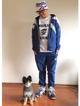 「平成最後のWEARISTAセンバツ」｜「アイテム（ナイロンジャケット）」を使った、シオマリアッチさん（メンズ・172cm）の春コーディネート
