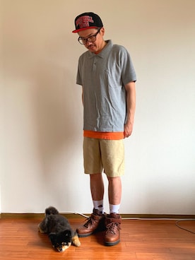 「adidas（アディダス）のアイテム（ブーツ）」を使った、シオマリアッチさん（メンズ・172cm）の夏コーディネート