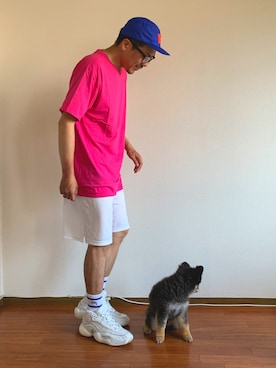 「IGNIO（イグニオ）のアイテム」を使った、シオマリアッチさん（メンズ・172cm）の夏コーディネート