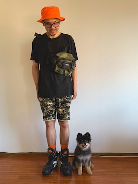 シオマリアッチさん（メンズ・172cm）の夏コーディネート