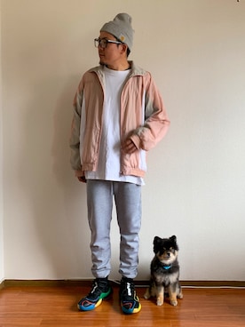 「EPTM（エピトミ）のアイテム（ジャケット/アウター）」を使った、シオマリアッチさん（メンズ・172cm）の秋コーディネート