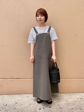 立川 美桜さん（レディース・157cm）の夏コーディネート