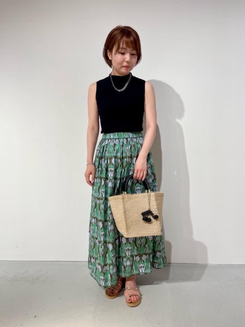 新品　値下げ　ユナイテッドアローズ フレアスカート　総柄　エスニック　定価2万 Skirt | BOTTOMS | UNITED ARROWS | WOMEN | 2022 Spring Summer
