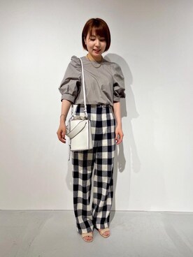 立川 美桜さん（レディース・157cm）の夏コーディネート