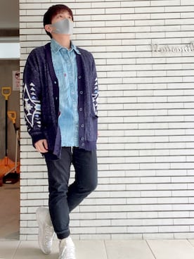 「ANGENEHM（アンゲネーム）のアイテム」を使った、ぐっちさん（メンズ・165cm）の秋コーディネート