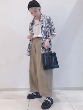 「WEGO（ウィゴー）のアイテム（帽子）」を使った、nemu17さん（レディース・162cm）の夏コーディネート