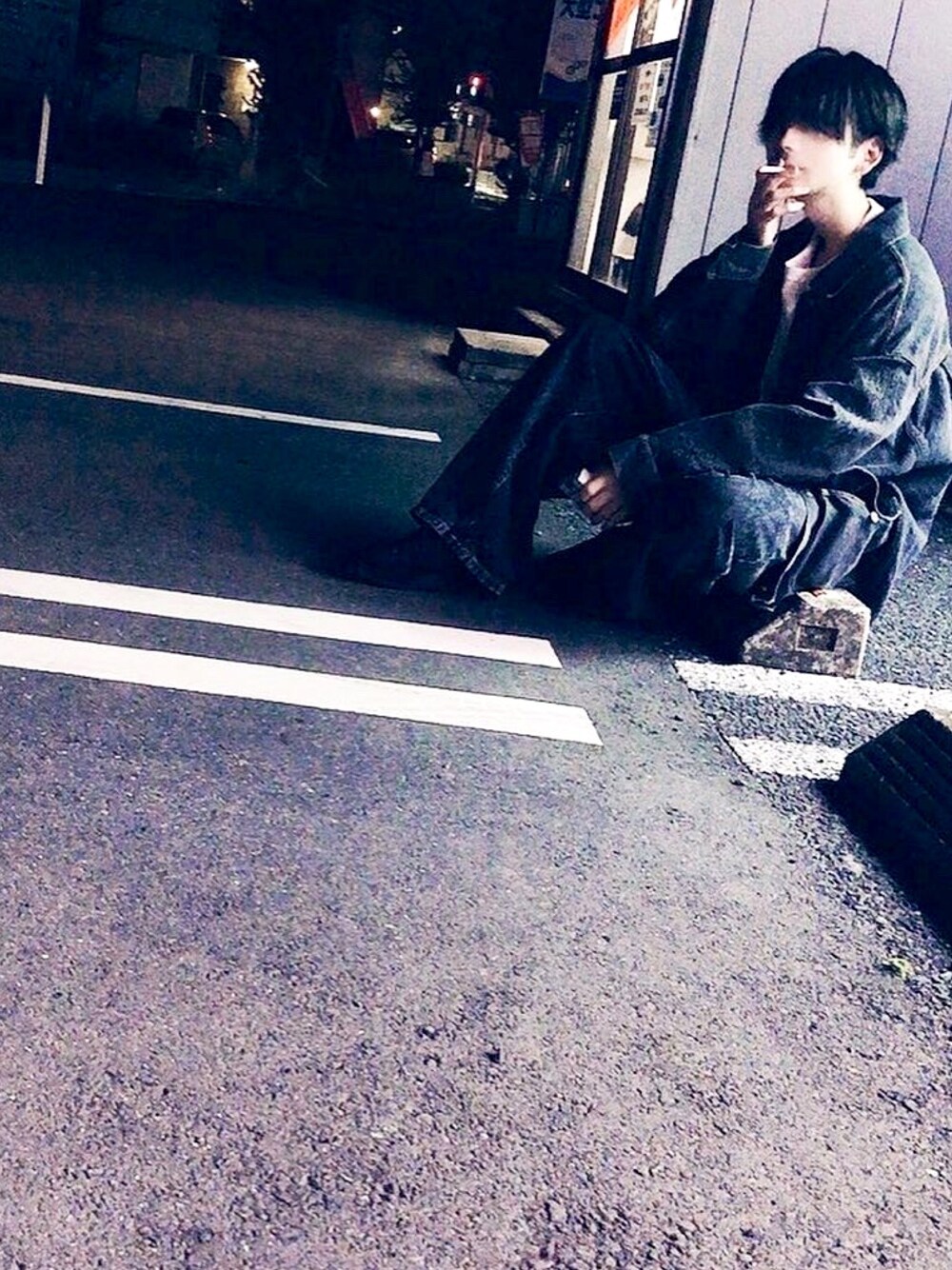 「doublet、エドウィナホール、Essay」｜「doubletのアイテム（デニムジャケット、ブラック系）」を使った、N.さん（メンズ・173cm）の夏コーディネートの1枚目の写真