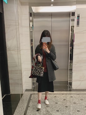 エリ🍁さん(レディース・164cm)の冬コーディネート