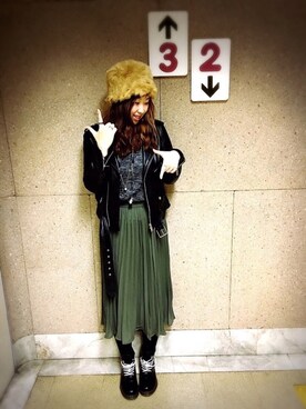 まぃさん（レディース・164cm）の冬コーディネート