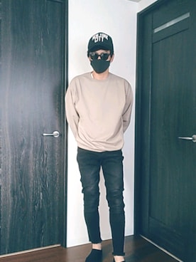 「Vicci（ビッチ）のアイテム」を使った、kyoakuさん（メンズ・172cm）の春コーディネート